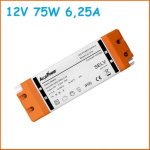 Led Driver Slim 12v 75w 6,25A